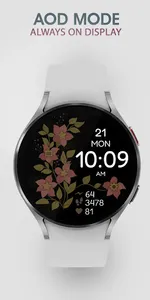 Petals Digital Watch Face screenshot 4