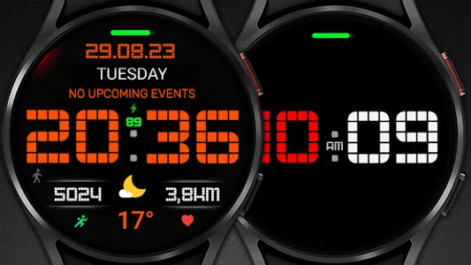 Pixel MOD Black Watch face screenshot 11