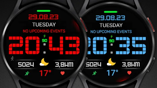 Pixel MOD Black Watch face screenshot 17