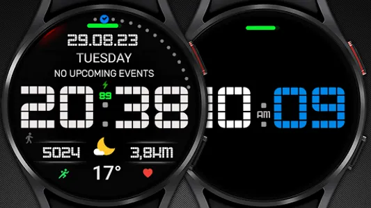 Pixel MOD Black Watch face screenshot 25