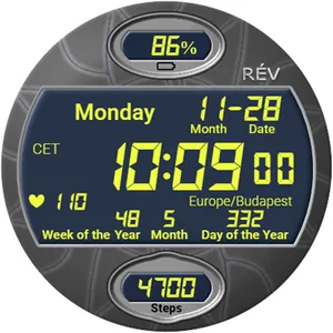 Rev001 Digital Watch Face screenshot 15