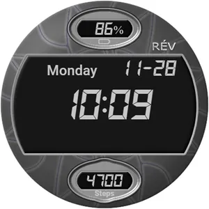 Rev001 Digital Watch Face screenshot 9