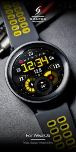 SH007 Watch Face, WearOS watch screenshot 3