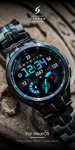 SH007 Watch Face, WearOS watch screenshot 4