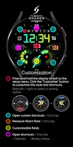 SH007 Watch Face, WearOS watch screenshot 6