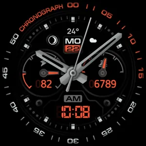 SH013 Watch Face, WearOS watch screenshot 10