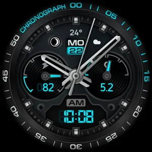SH013 Watch Face, WearOS watch screenshot 11