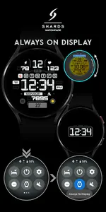SH023 Watch Face, WearOS watch screenshot 7