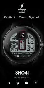 SH041 Watch Face, WearOS watch screenshot 0