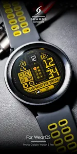 SH041 Watch Face, WearOS watch screenshot 2