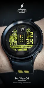 SH041 Watch Face, WearOS watch screenshot 3