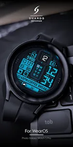 SH041 Watch Face, WearOS watch screenshot 5