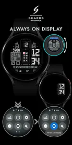 SH041 Watch Face, WearOS watch screenshot 7