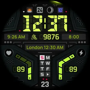 SH066 Watch Face, WearOS watch screenshot 11