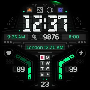 SH066 Watch Face, WearOS watch screenshot 14