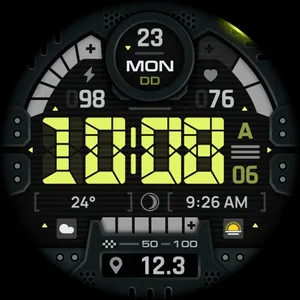 SH067 Watch Face, WearOS watch screenshot 10