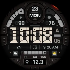 SH067 Watch Face, WearOS watch screenshot 11