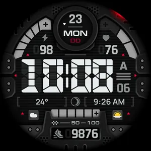 SH067 Watch Face, WearOS watch screenshot 8
