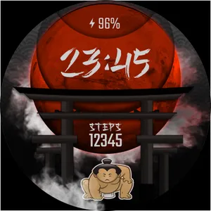 Digital watch face - SUMO INFO screenshot 9