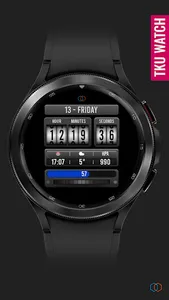 Tku S017 Retro Watch Face screenshot 1