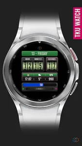 Tku S017 Retro Watch Face screenshot 2