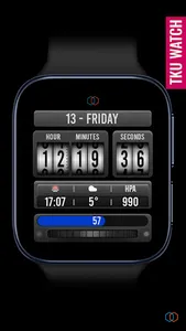 Tku S017 Retro Watch Face screenshot 3
