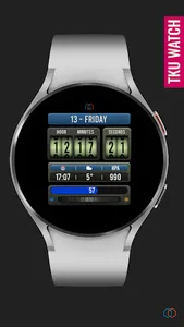 Tku S017 Retro Watch Face screenshot 4