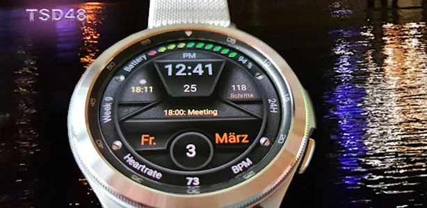 TSD48 Digital Watch Face screenshot 0