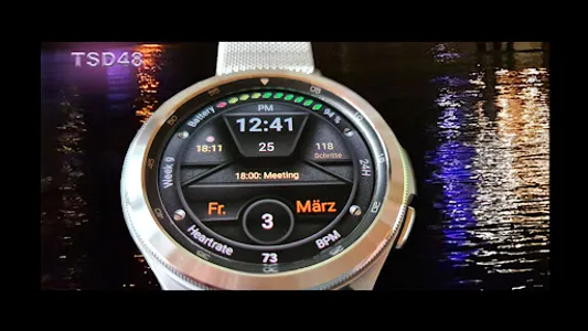 TSD48 Digital Watch Face screenshot 14