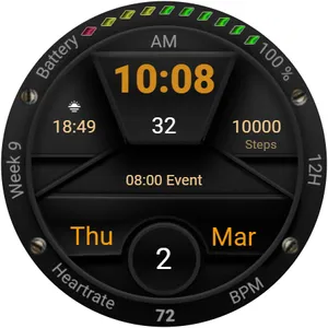 TSD48 Digital Watch Face screenshot 28