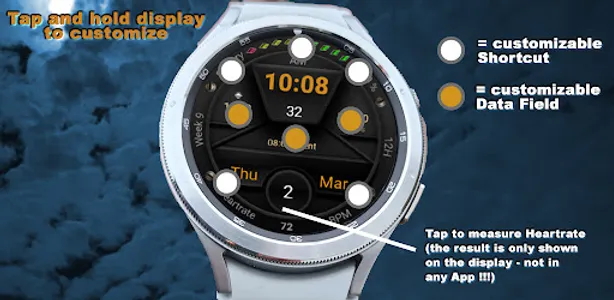 TSD48 Digital Watch Face screenshot 4