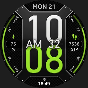 Big clock - digital watch face screenshot 20