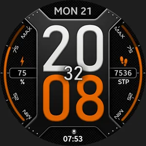 Big clock - digital watch face screenshot 22