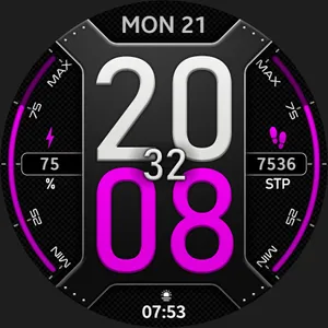 Big clock - digital watch face screenshot 24