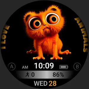 Cat Animal Watch Face VS43 screenshot 6
