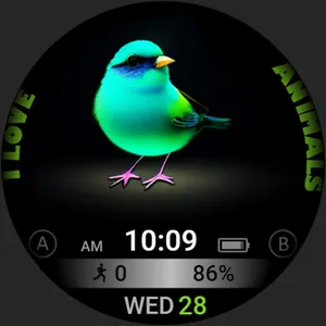 Cat Animal Watch Face VS43 screenshot 8