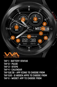 VVA73 Hybrid Watch face screenshot 10