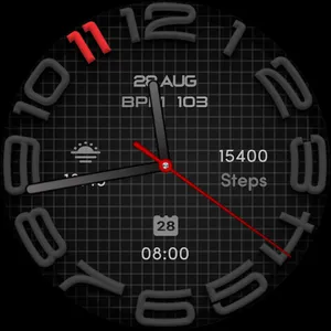 W6 Dark Style For Wear OS 3+ screenshot 34