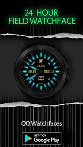24h Analog Field Watch Wear OS screenshot 2