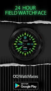 24h Analog Field Watch Wear OS screenshot 3