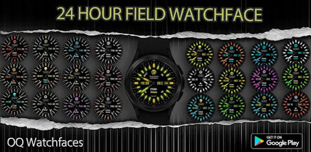 24h Analog Field Watch Wear OS screenshot 6