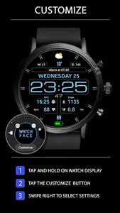 WFP 237 Digital watch face screenshot 4