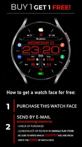 WFP 237 Digital watch face screenshot 6