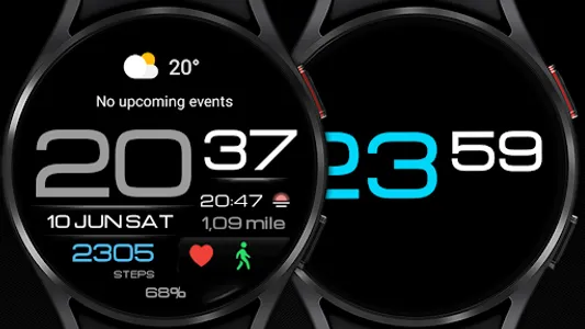 WIN 038  Digital watch face screenshot 11