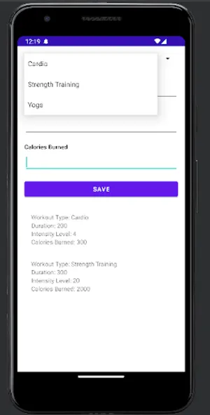 Fitness Diary + screenshot 2