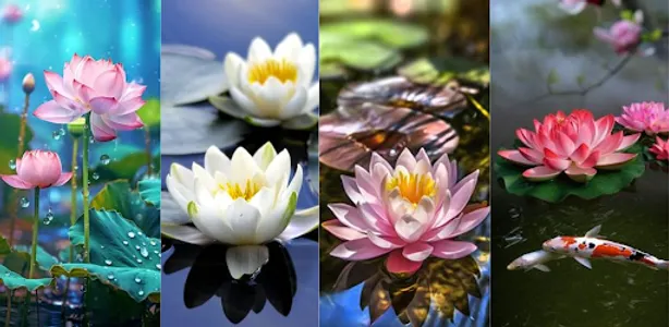 Water Lily Wallpaper screenshot 4