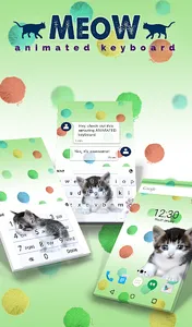 Meow Animated Keyboard + Live  screenshot 0