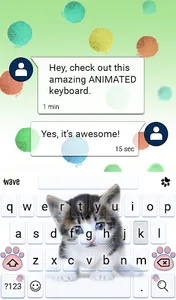 Meow Animated Keyboard + Live  screenshot 2