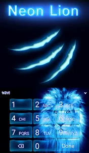 Neon Lion Animated Keyboard +  screenshot 4