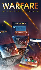 Warfare Keyboard Wallpaper HD screenshot 0